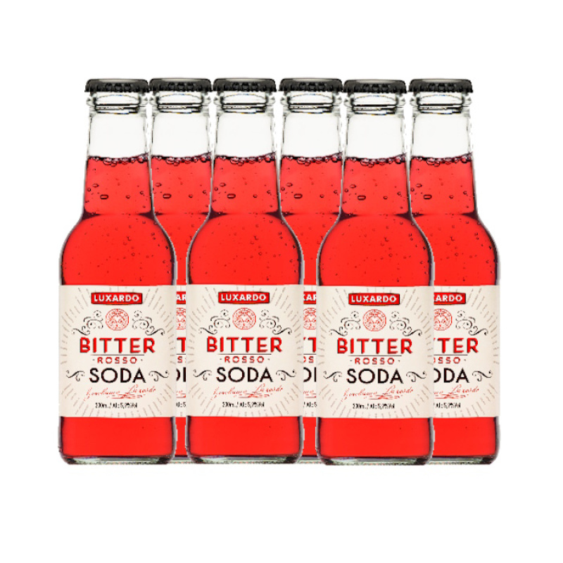 LUXARDO Bitter Rosso Soda 5,9%vol 6x200ml