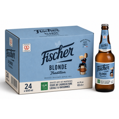 FISCHER Tradition Bottle Μπύρα 6.5%VOL 650mlx24τεμ