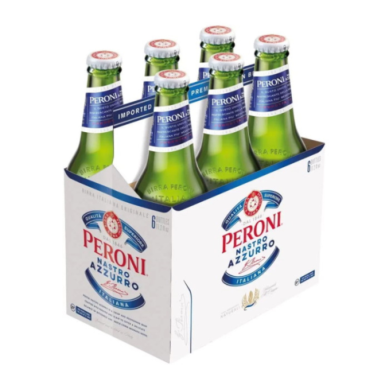 PERONI NASTRO AZURRO 330ml 5.1%VOL 6pcs