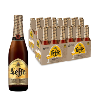 LEFFE Blonde Μπύρα 330ml 6,6%VOL 24τεμ