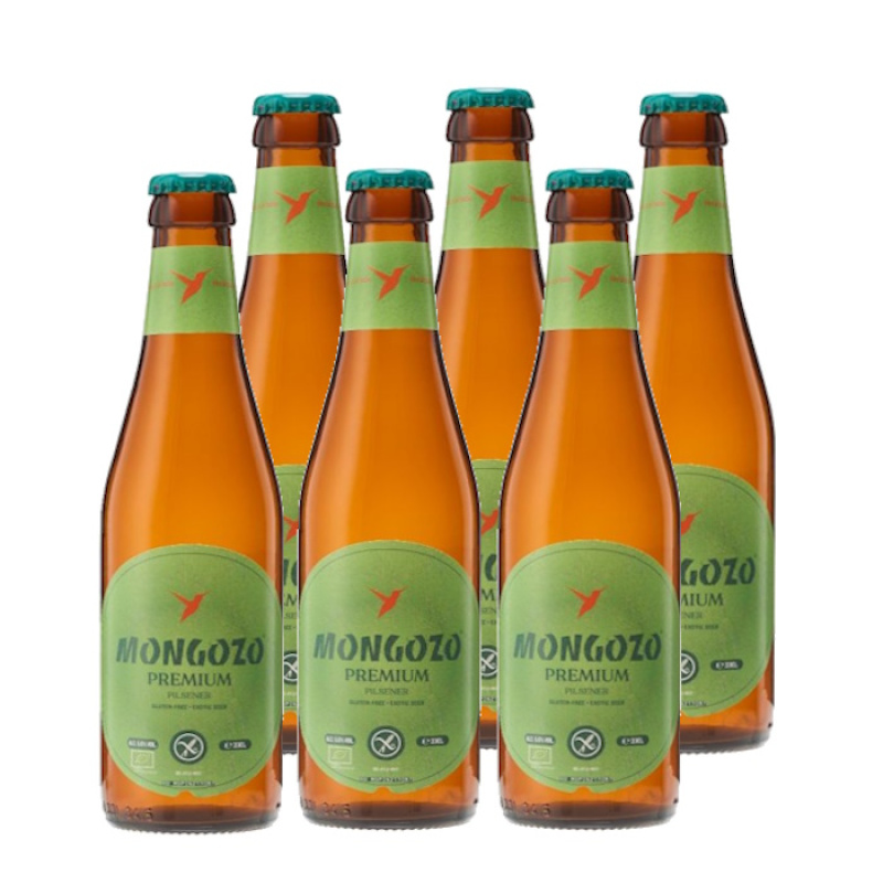 MONGOZO BEER GLUTEN FREE PREMIUM PILSNER 5.0%VOL 6x330ml