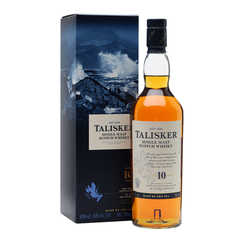 TALISKER MALT WHISKEY 10 Y.Ο OLD BOTTLING  45,8%VOL 700ml