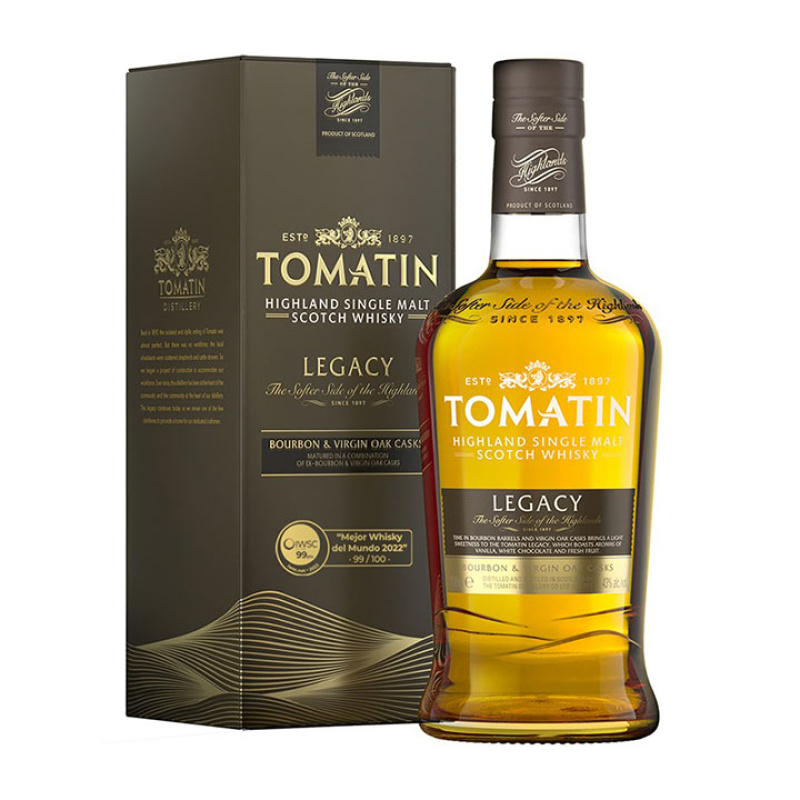 TOMATIN LEGACY SINGLE MALT WHISKY 43%VOL 700ml