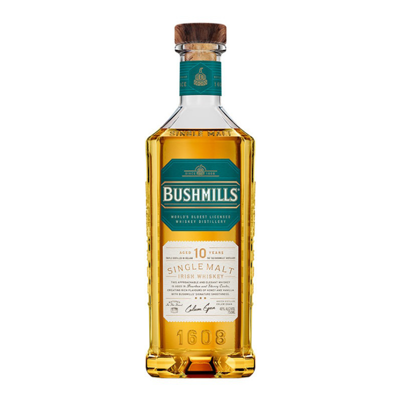 BUSHMILLS SINGLE MALT OLD BOTTLING 10 Y.O. 40%VOL 700ml