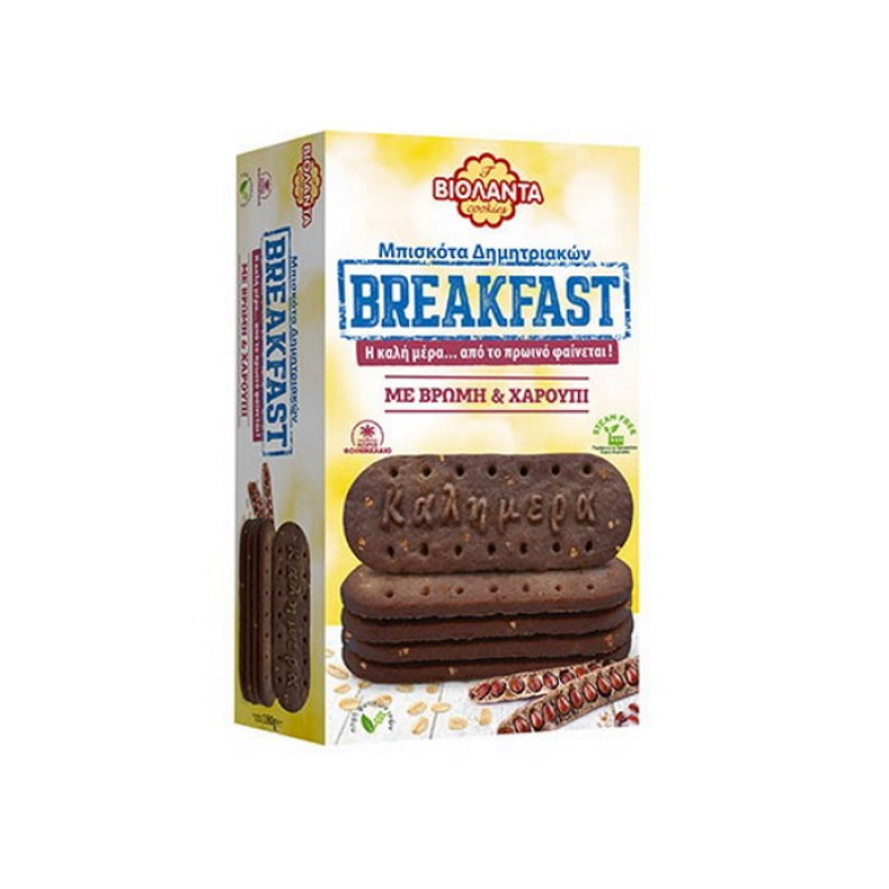 VIOLANTA BREAKFAST WITH OAT & CAROB 180gr