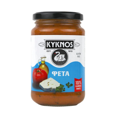 KYKNOS TOMATO SAUCE WITH FETA CHEESE & OREGANO 425gr