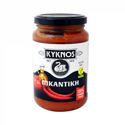 KYKNOS TOMATO SAUCE SPICY 425g