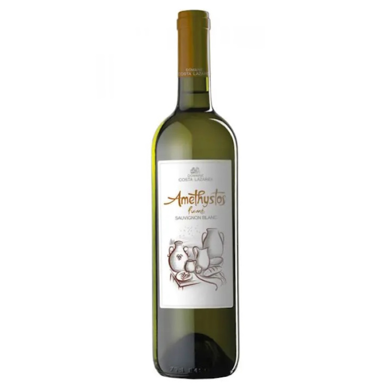 ΛΑΖΑΡΙΔΗΣ Αμέθυστος Fume Sauvignon Blanc Οίνος Λευκός 13%vol 750ml