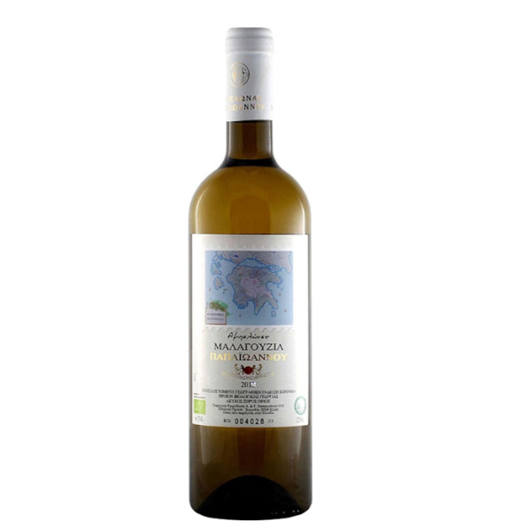 PAPAIOANNOU MALAGOUZIA DRY WHITE WINE  14%VOL 750ml bio