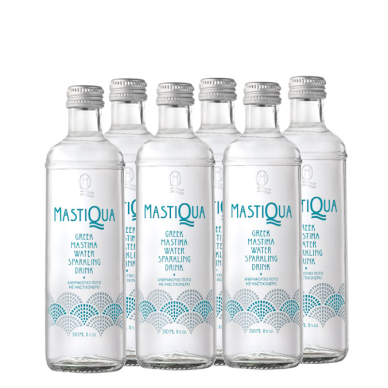 MASTIQUA GREEK MASTIHA WATER SPARKLING 6x330ml