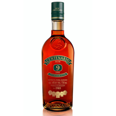 RON CENTENARIO 9 CONMEMORATIVO RUM 40%VOL 700ml