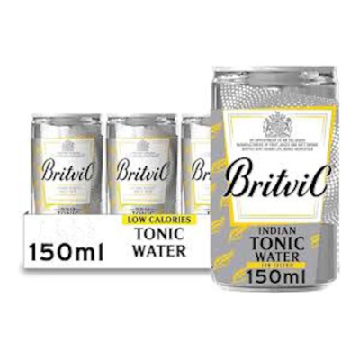 BRITVIC TONIC WATER LIGHT 12x150ml