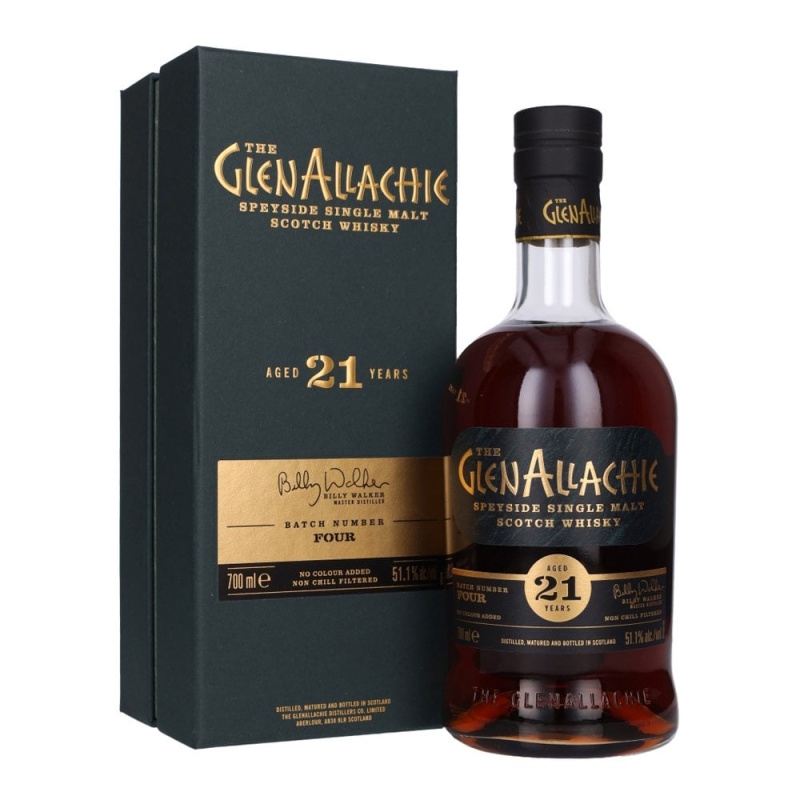 GLENALLACHIE 21YO BATCH 4 MALT WHISKY 51,1%VOL 700ml