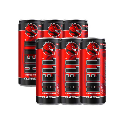 HELL ENERGY DRINK 6x250ml