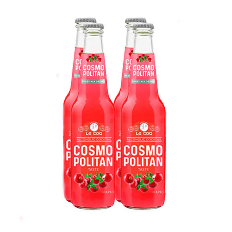 LE COQ Cocktail Cosmopolitan 4.7%VOL 4x330ml