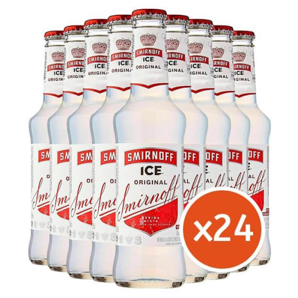 SMIRNOFF ICE VODKA MIXED DRINK 4%VOL 24x275ml