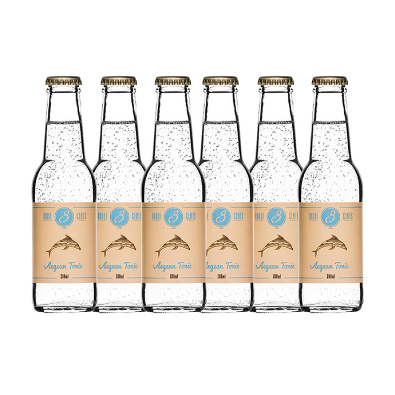 THREE CENTS AEGEAN TONIC 6x200ml