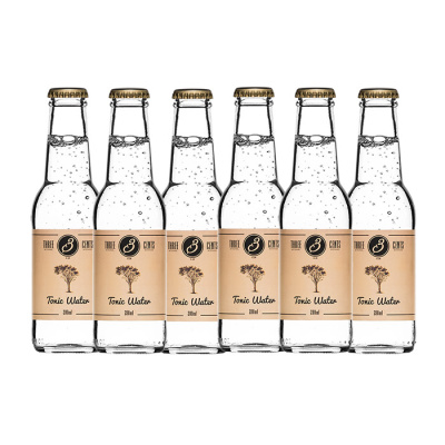 THREE CENTS TONIC WATER 6x200ml