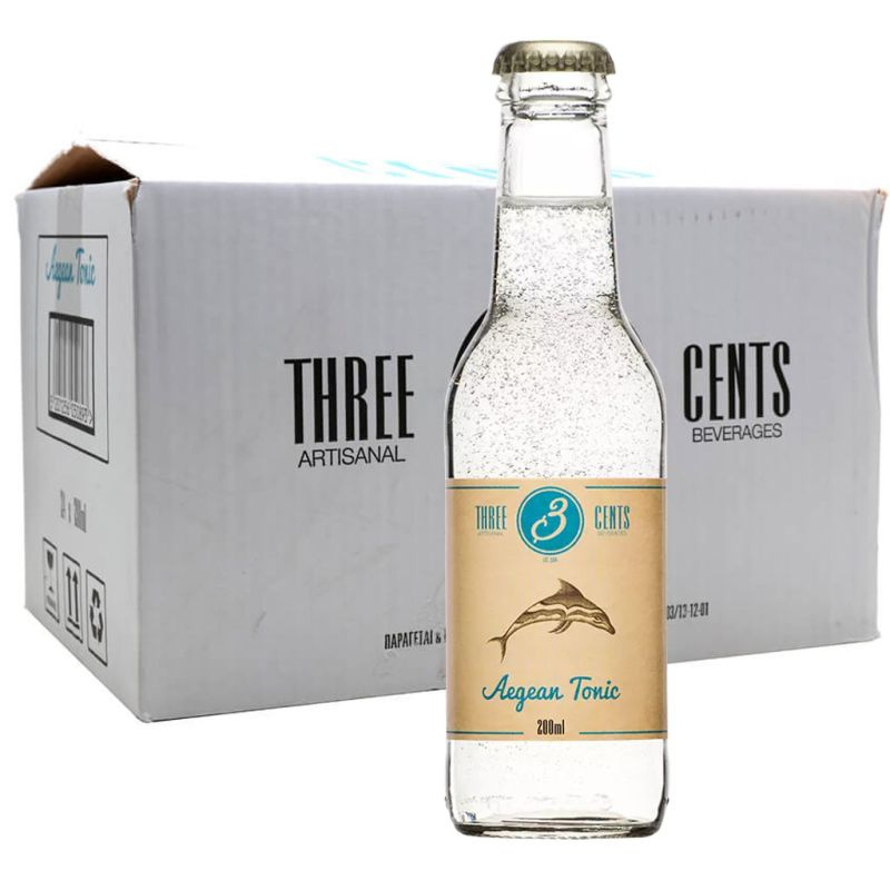 THREE CENTS AEGEAN TONIC 200ml 24pcs