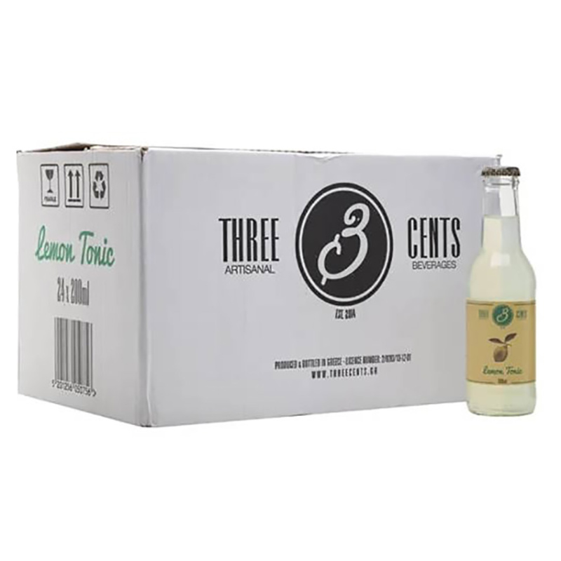 THREE CENTS LEMON TONIC 24x200ml