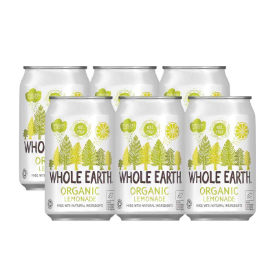 WHOLE EARTH SPARKLING LEMON 6x330ml bio