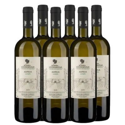 XATZIMICHALIS ALFEGA WHITE WINE 11.5%VOL 750ml 6pcs