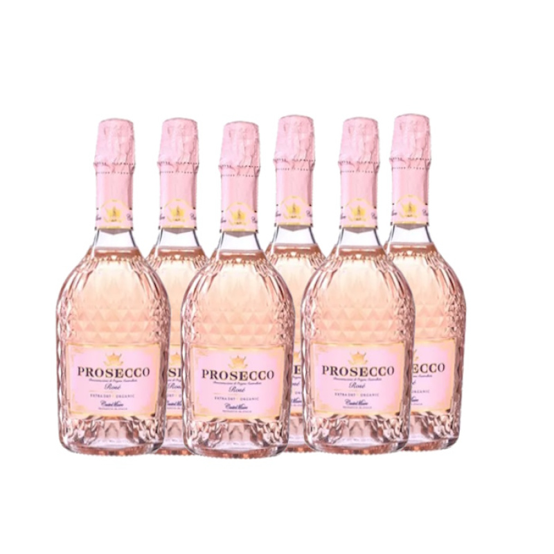 CASTELMARE Prosecco Rose Extra Dry 750ml 6τεμ