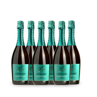 CIPRIANI Prosecco DOC Brut 12%VOL 750ml 6τεμ