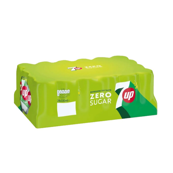 7UP FREE LEMON & LIME 330ml 20+4 FREE