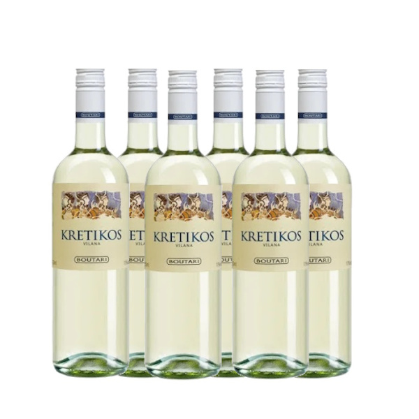 BOUTARIS CRETAN WHITE WINE 11,5%VOL 750ml 6pcs