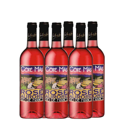 COTE MAS ROSE AURORE SUD DE FRANCE ROSE WINE 12.5%VOL 750ml 6pcs