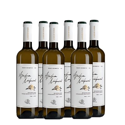 LIMNOS WINES AROMA LIMNOU WHITE DRY WINE 12%VOL 750ML BIO 6PCS