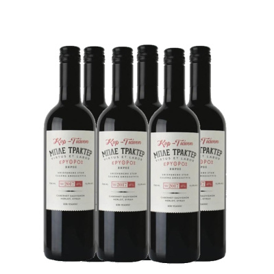 KYR YIANNI "MPLE TRAKTER" RED WINE 14%VOL 750ml 6pcs