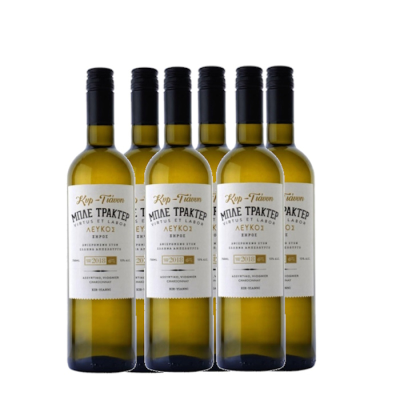 KYR YIANNI "MPLE TRAKTER" WHITE WINE 14%VOL 750ml 6pcs