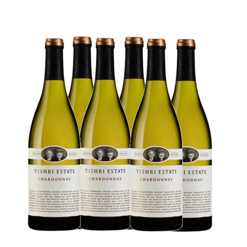 TISHBI ESTATE CHARDONNAY 13,5%VOL 750ml 6pcs