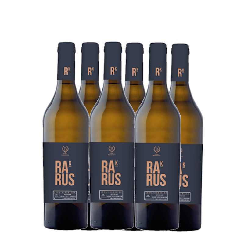 BAIRAKTARIS RARUS 100% KIDONITSA RED DRY WINE 13%VOL 750ml 6pcs