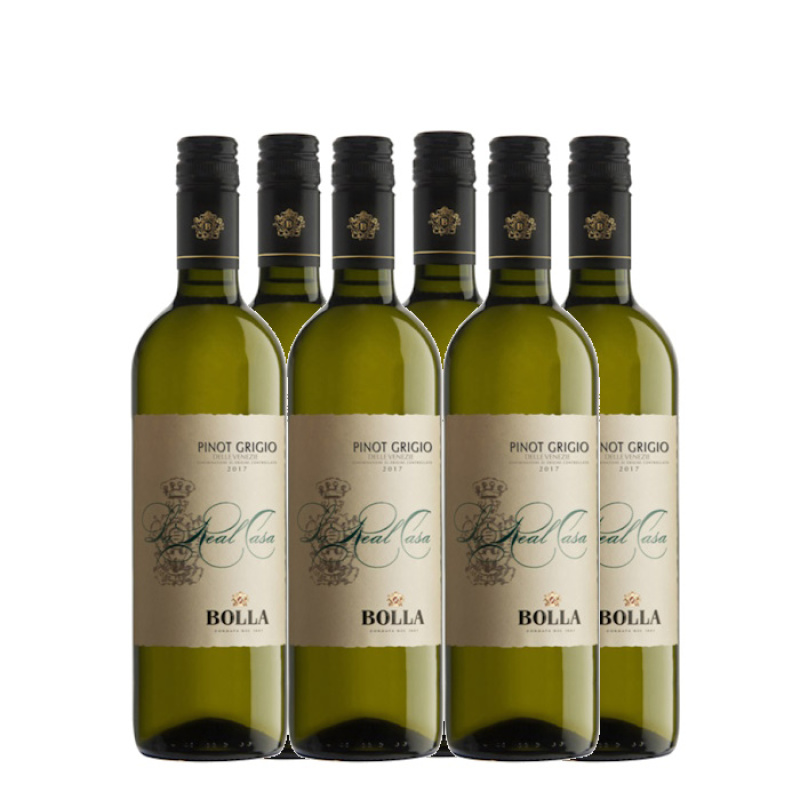 BOLLA PINOT GRIGIO REAL CASA PINOT GRIGIO 12%VOL 750ml 6pcs