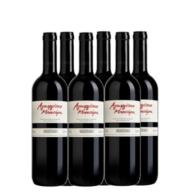 BOUTARI WINE AGIORGITIKO 12.5%VOL 750ml 6pcs