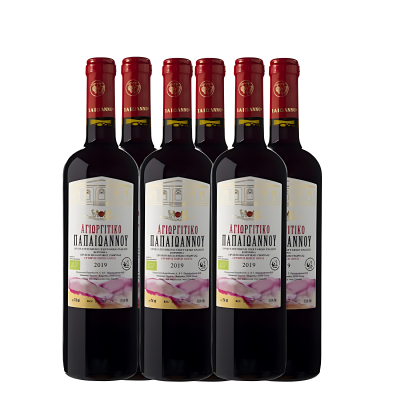 PAPAIOANNOU ESTATE AGIORGITIKO 13.5%VOL 750ML BIO 6PCS
