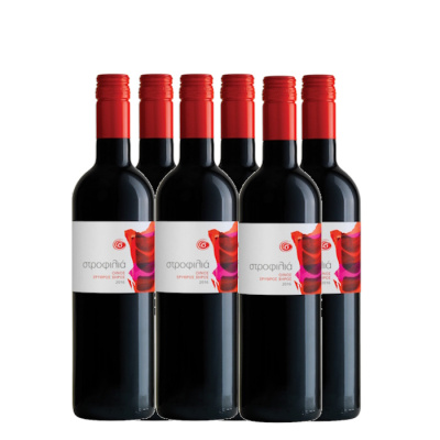 STROFILIA DRY RED WINE 14%VOL 750ml 6pcs