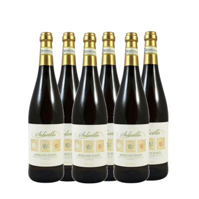 SOLICETTO MOSCATO D'ASTI 5.5%VOL 750ml 6pcs