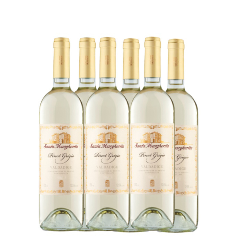 SANTA MARGHERITA PINOT GRIGIO 12%VOL 750ml 6pcs