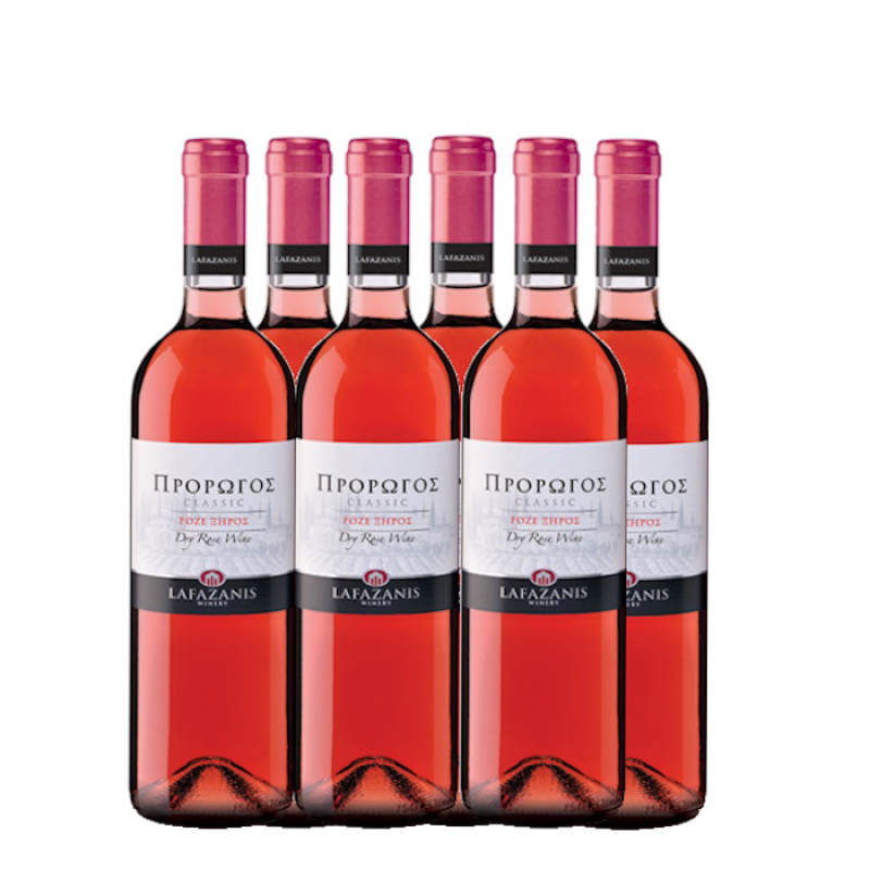 LAFAZANIS PROROGOS DRY ROSE WINE 11.5%VOL 750ml 6pcs