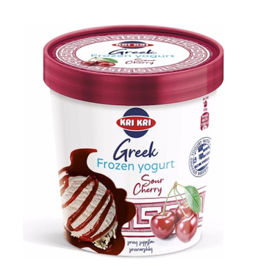 KRI KRI GREEK FROZEN YOGURT SOUR CHERRY 450ml