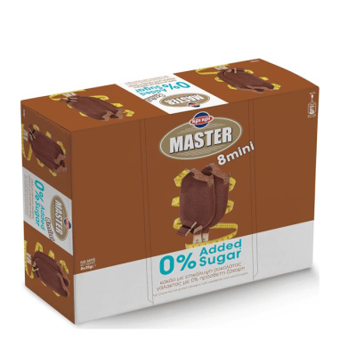 KRI KRI MASTER MINI ICE CREAMS 0% SUGAR 8x35gr