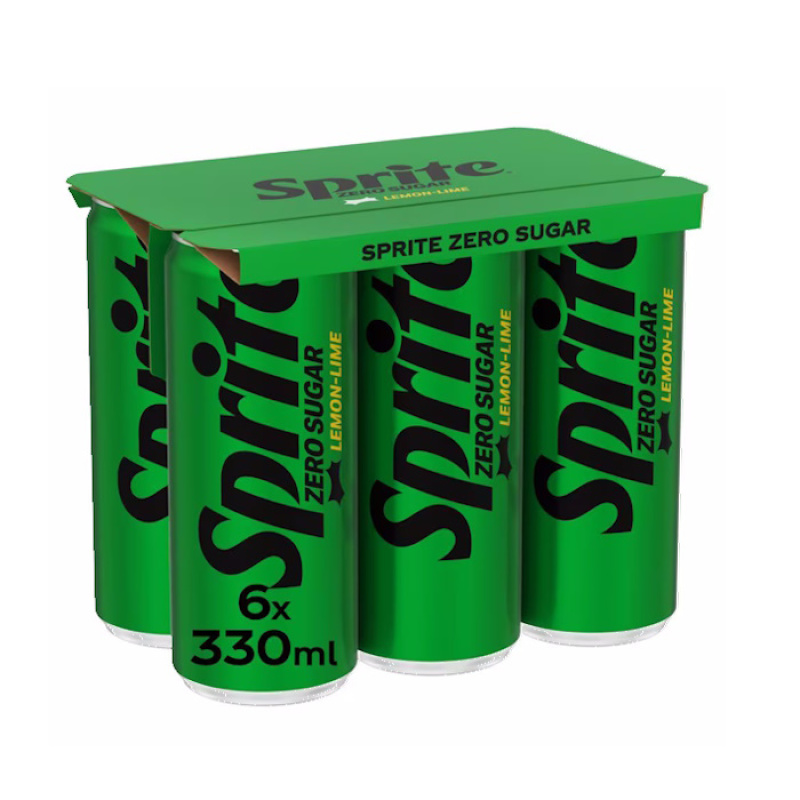 SPRITE ZERO SUGAR CAN 330ml 6pcs