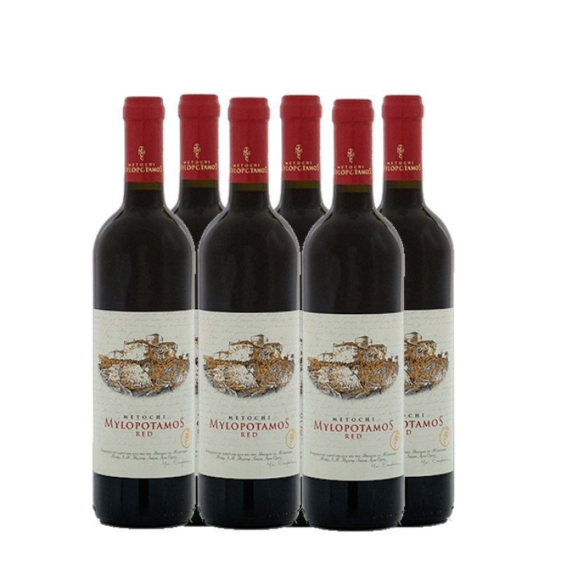 METOCHI MYLOPOTAMOS RED WINE 14%VOL 750ml bio 6pcs