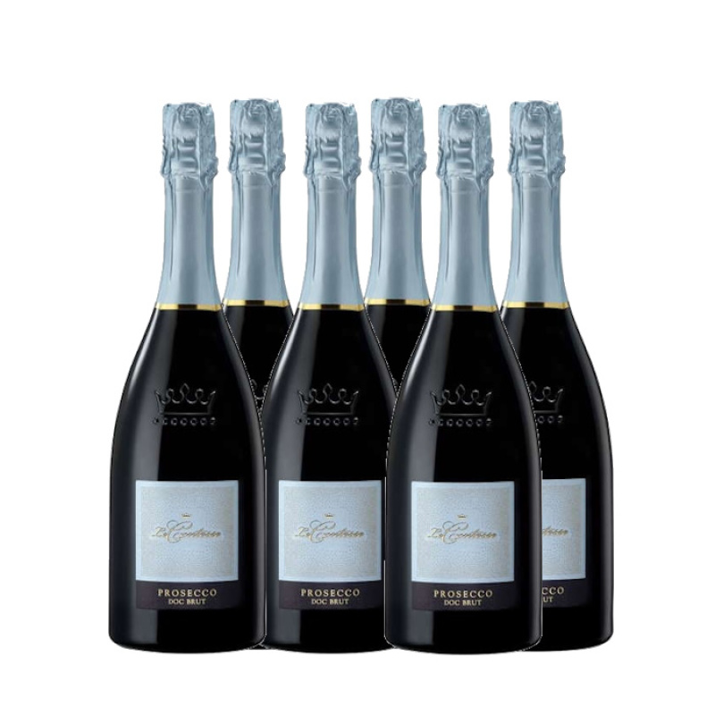 PROSECCO LE CONTESSE DOC TREVISO BRUT 11%VOL 750ml 6pcs