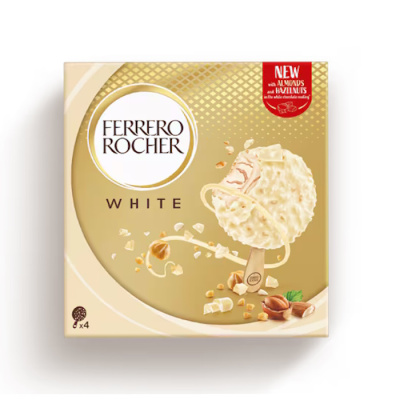 FERRERO ROCHER WHITE 4x50gr