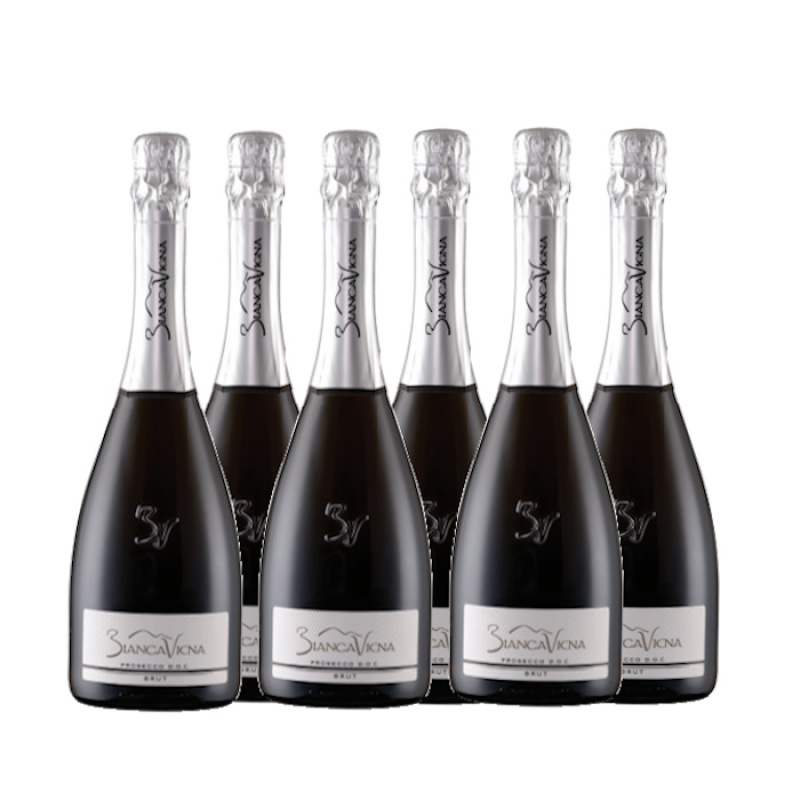 BIANCA VIGNA PROSECCO DOC BRUT 750ml 6pcs